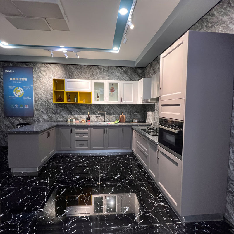 Perché i mobili da cucina moderni grigi in PVC stanno diventando la prima scelta per le case contemporanee?